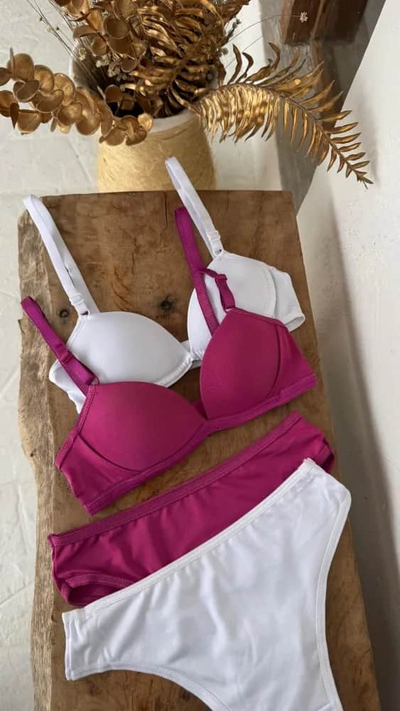 Conjunto Menina Moca C Bojo Liso E Estampado 0