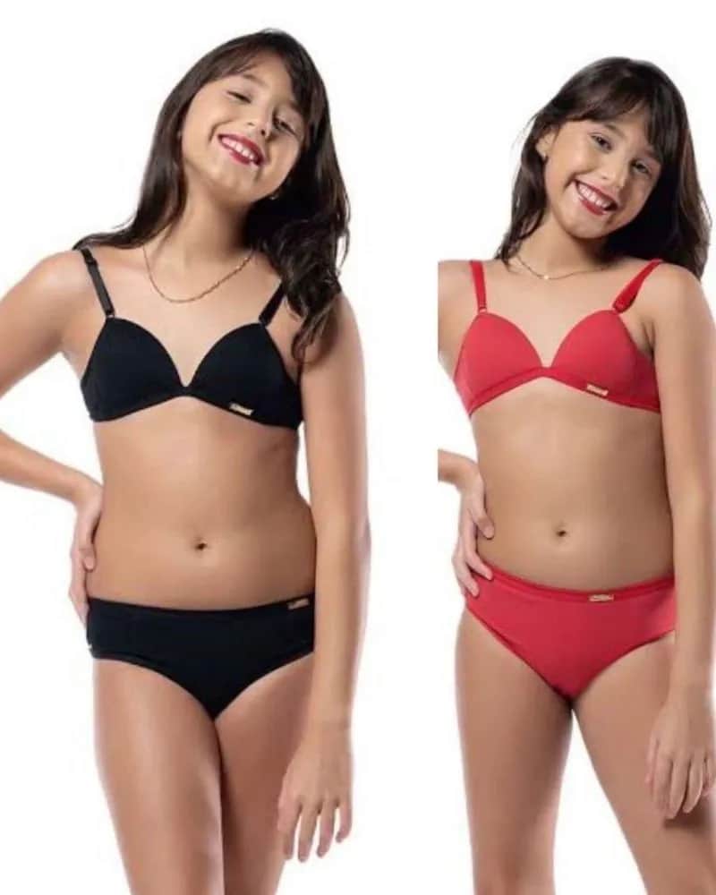 Conjunto Menina Moca C Bojo Liso E Estampado 4