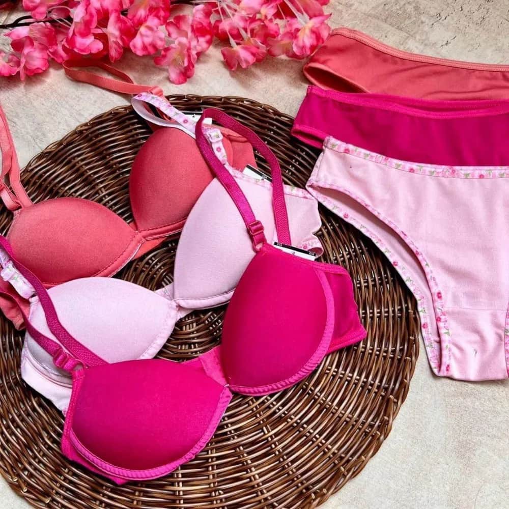 Conjunto Menina Moca C Bojo Liso E Estampado 8
