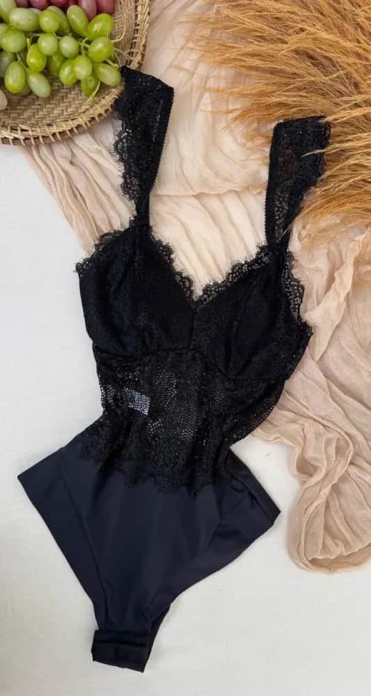 Body S Bojo Ultraluxo Jessy Tecido Microfibra E Renda Cilios 10