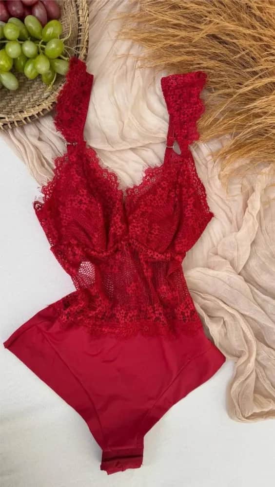 Body S Bojo Ultraluxo Jessy Tecido Microfibra E Renda Cilios 1