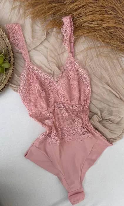 Body S Bojo Ultraluxo Jessy Tecido Microfibra E Renda Cilios 5
