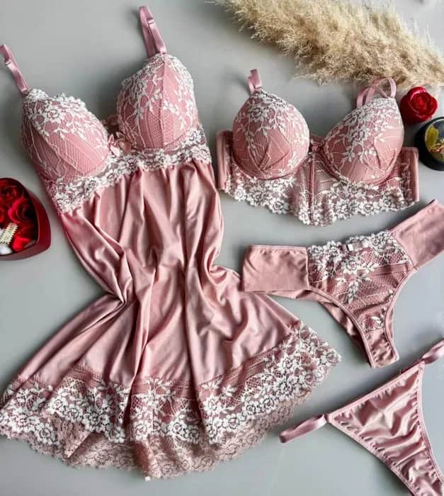 KIT CAMISOLA C/BOJO VIVIANE + CONJ SENSACAO BICOLOR 14