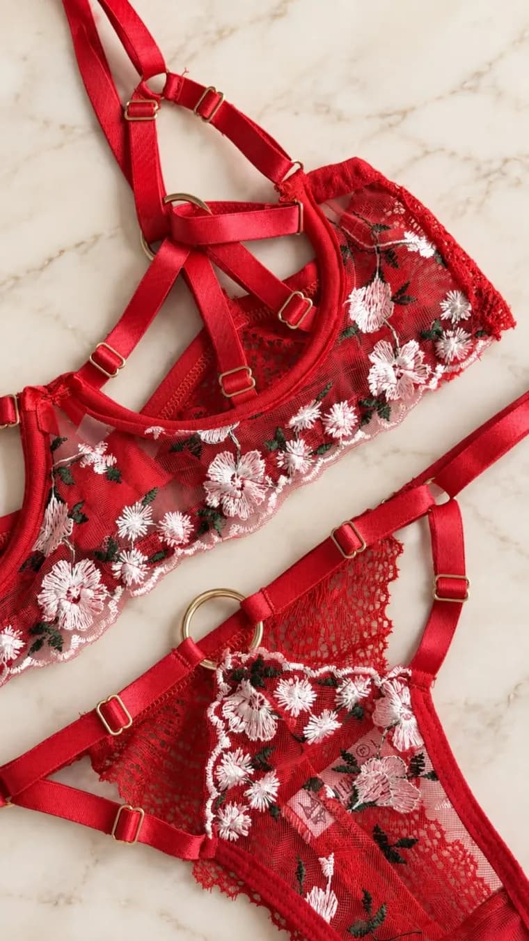 Conjunto sem Bojo Ultraluxo Sexy Safira, foto 7