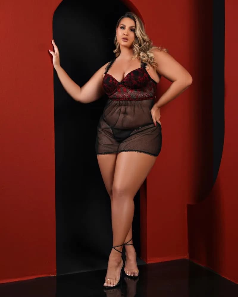 Camisola com Bojo Plus Size Girl, foto 2