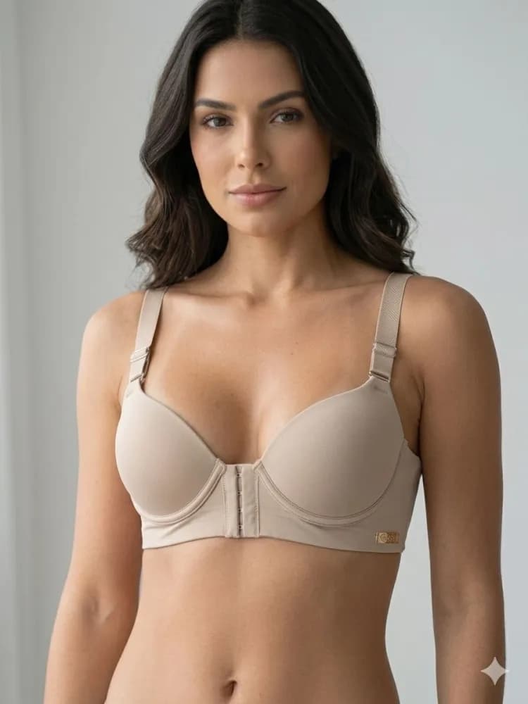 Sutia Microfibra Fecho Frontal Bella, foto 3