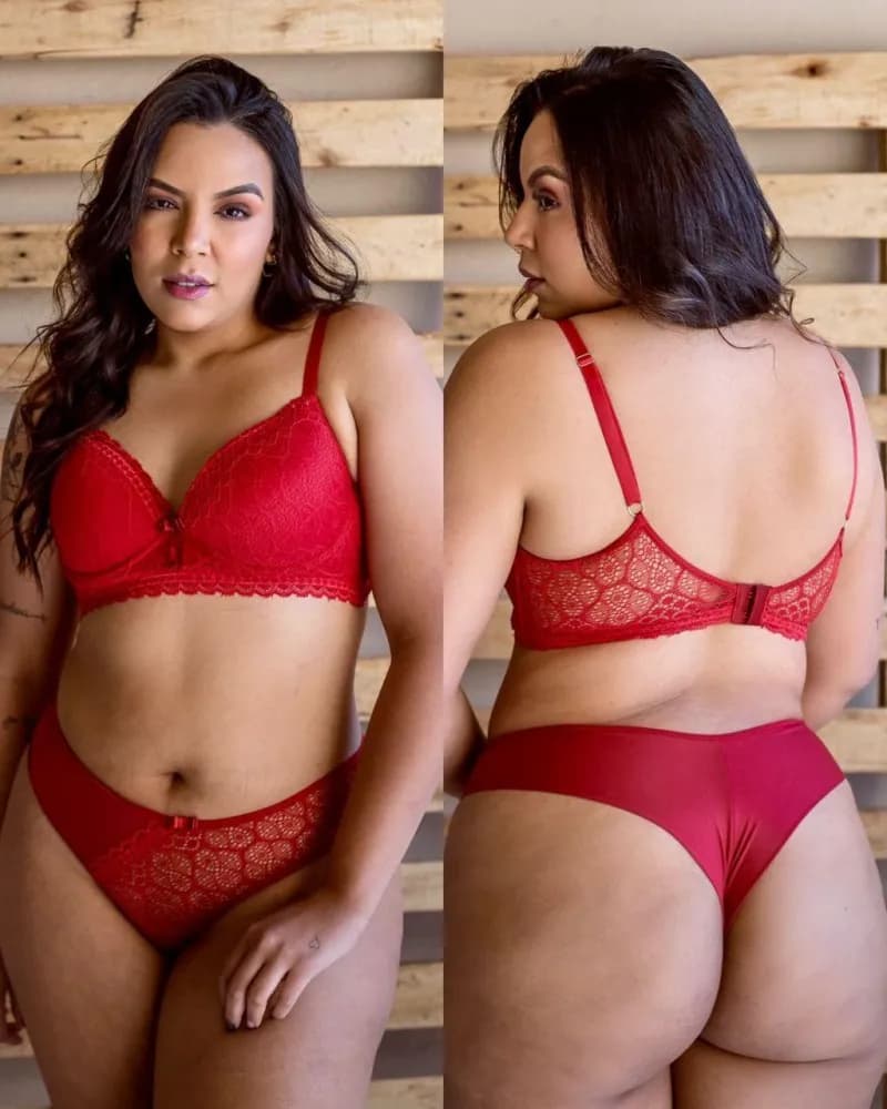 Conjunto Plus Size Fio Duplo Lavínia