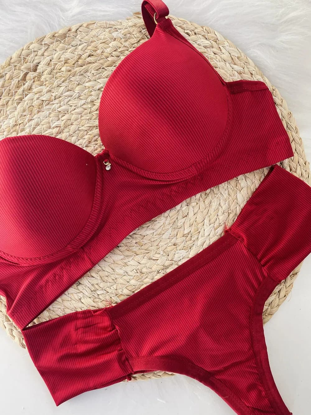 Conjunto Listras Em Lycra