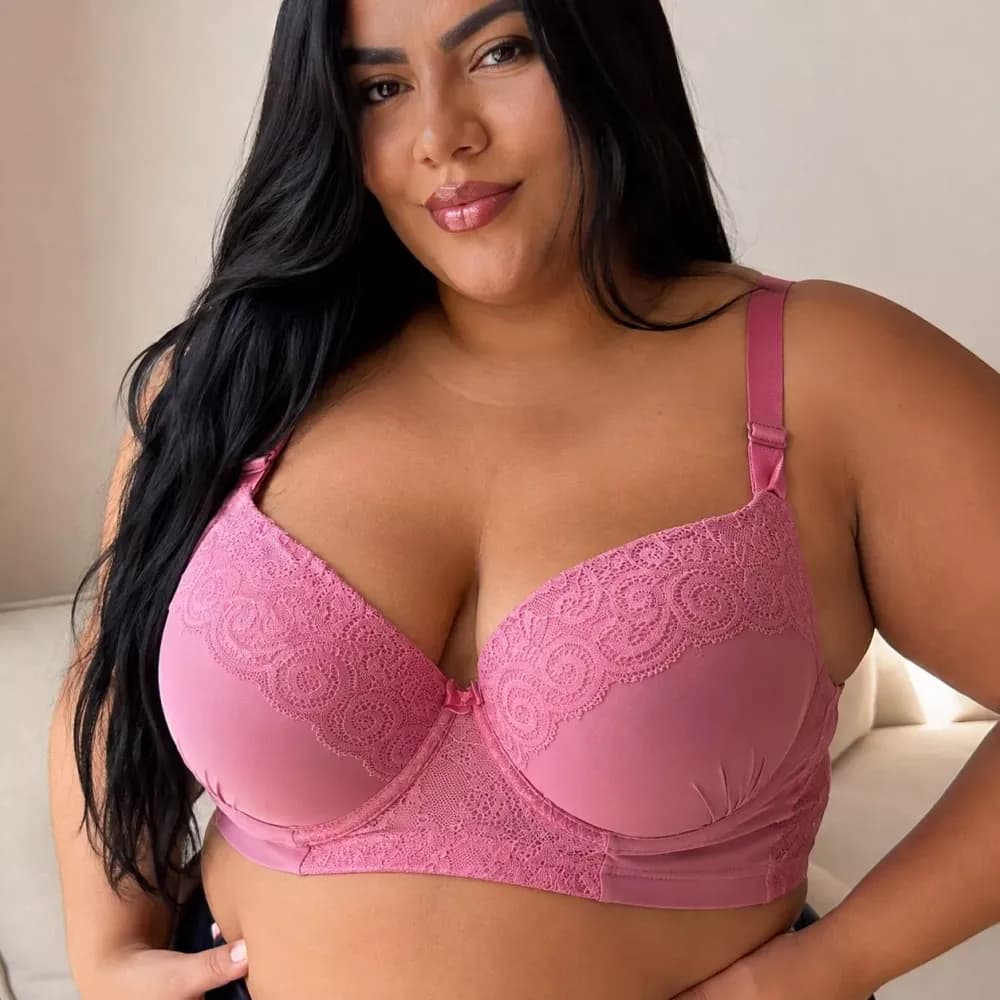 Sutia Plus Size com Renda Carol