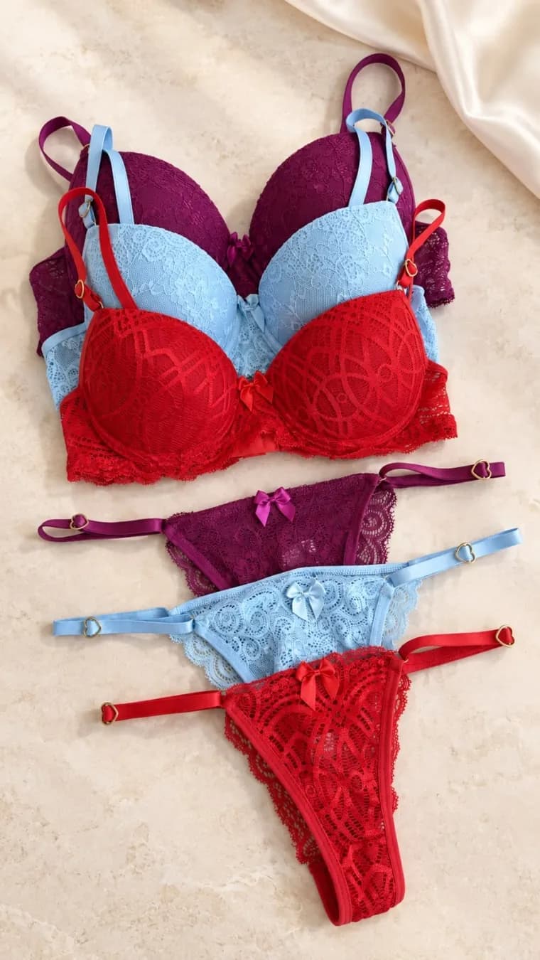Conjunto com Bojo Rendado Marilia, foto 8