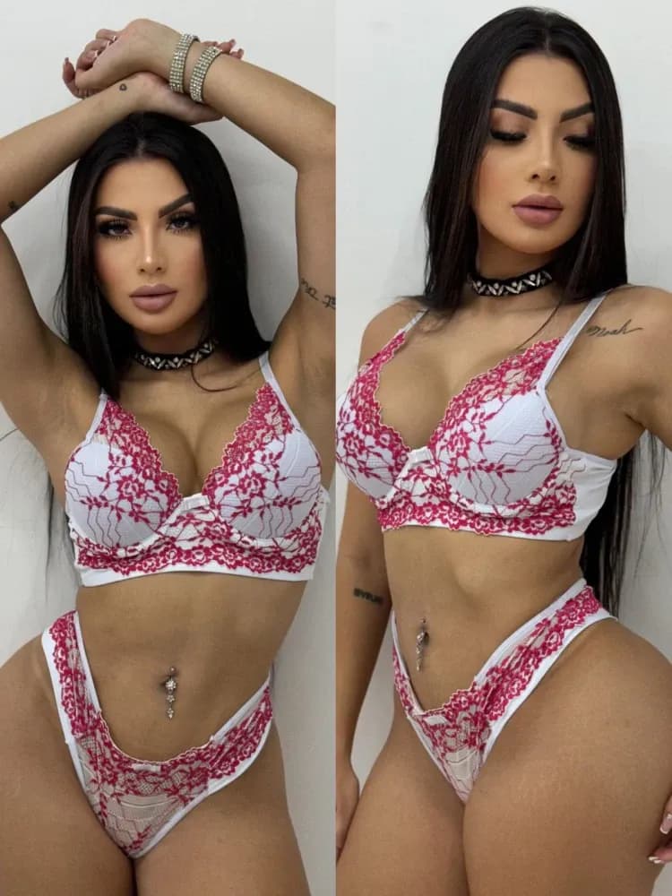 Conjunto Ultra Luxo Michele C Rubi