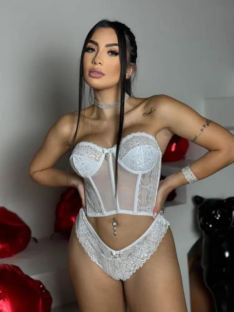 Corselet De Renda Calcinha