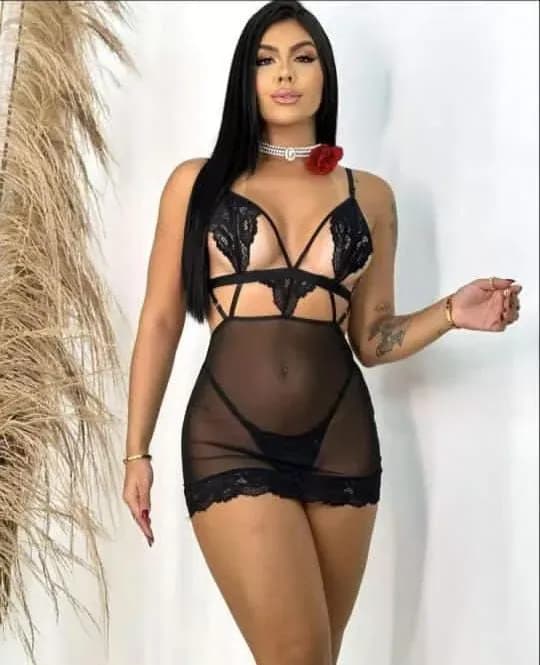 Camisola Sensual Calcinha Luiza